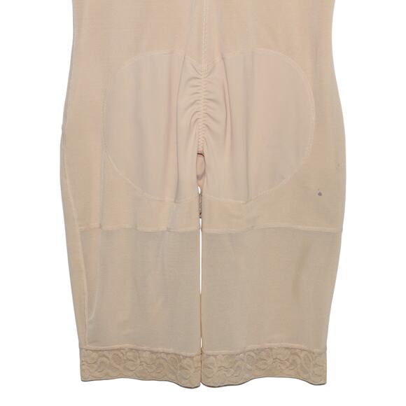 Beige Full Body Shaper Open-Bust Seamless Tummy Control Size 2X NWT - Picture 9 of 11